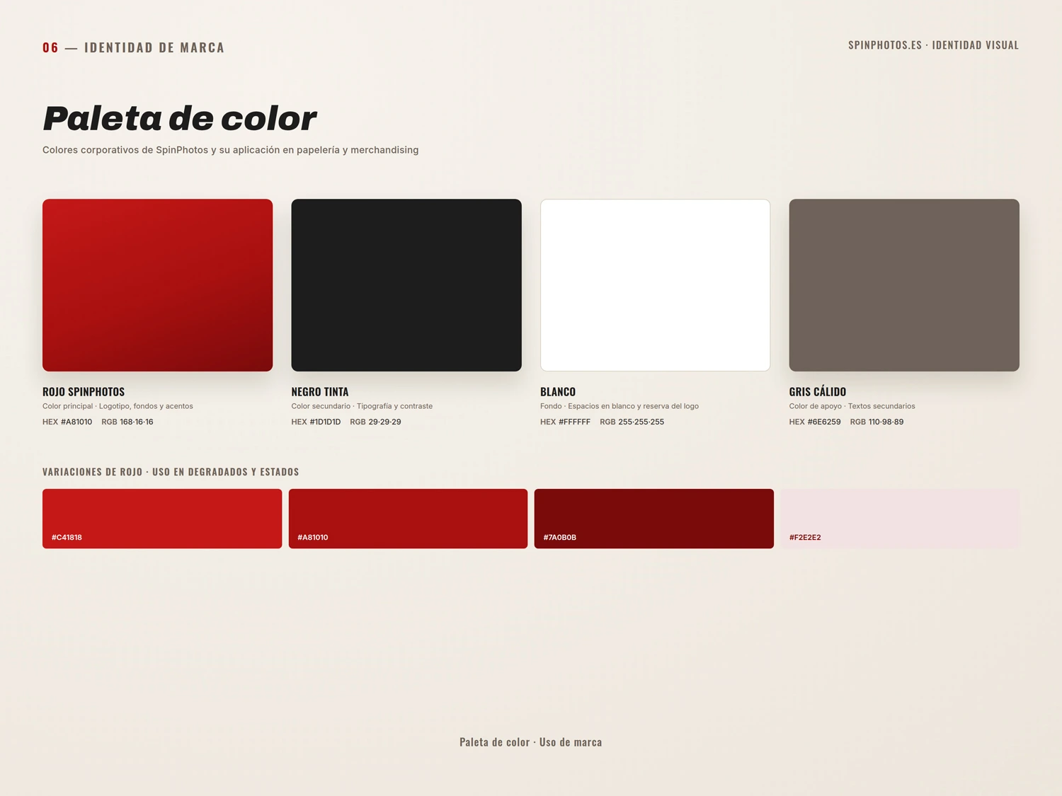 paleta de color